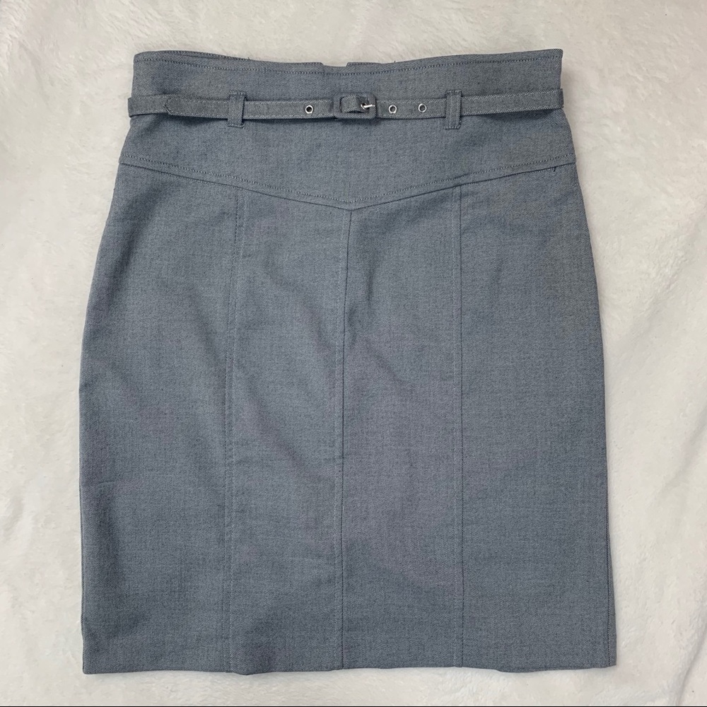 Grass Collection Mandees High Waist Gray Skirt 5